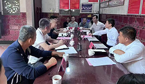 建盟参加集美区长倪杰调研叶厝社区城中村改造提升工作